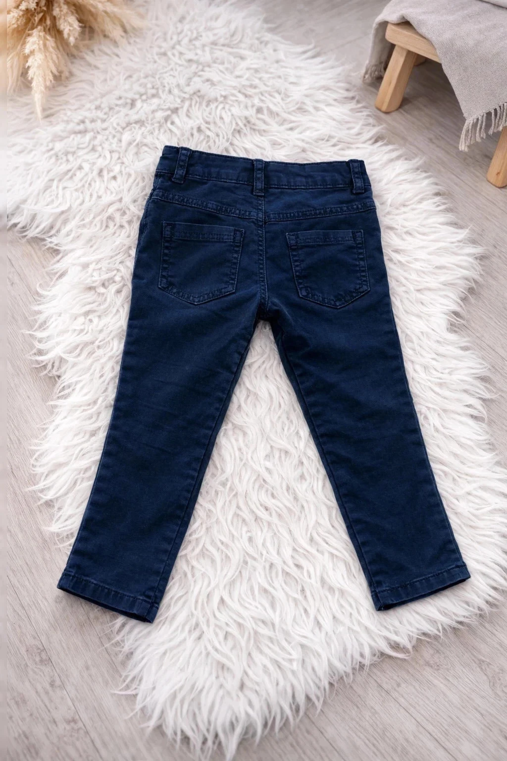 Jeans para bebé Orchestra – 18 meses – Azul marinho – photo 2